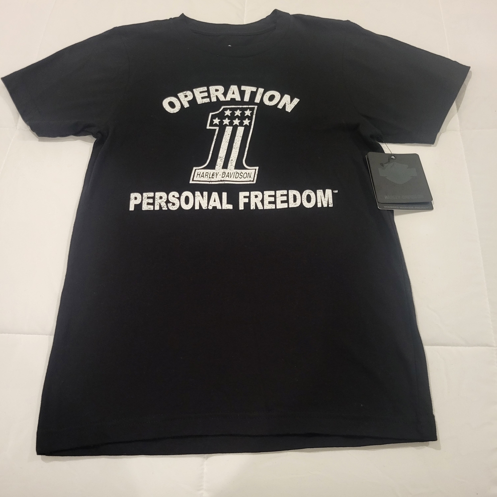 Harley-Davidson Black Tee - Operation Personal Freedom